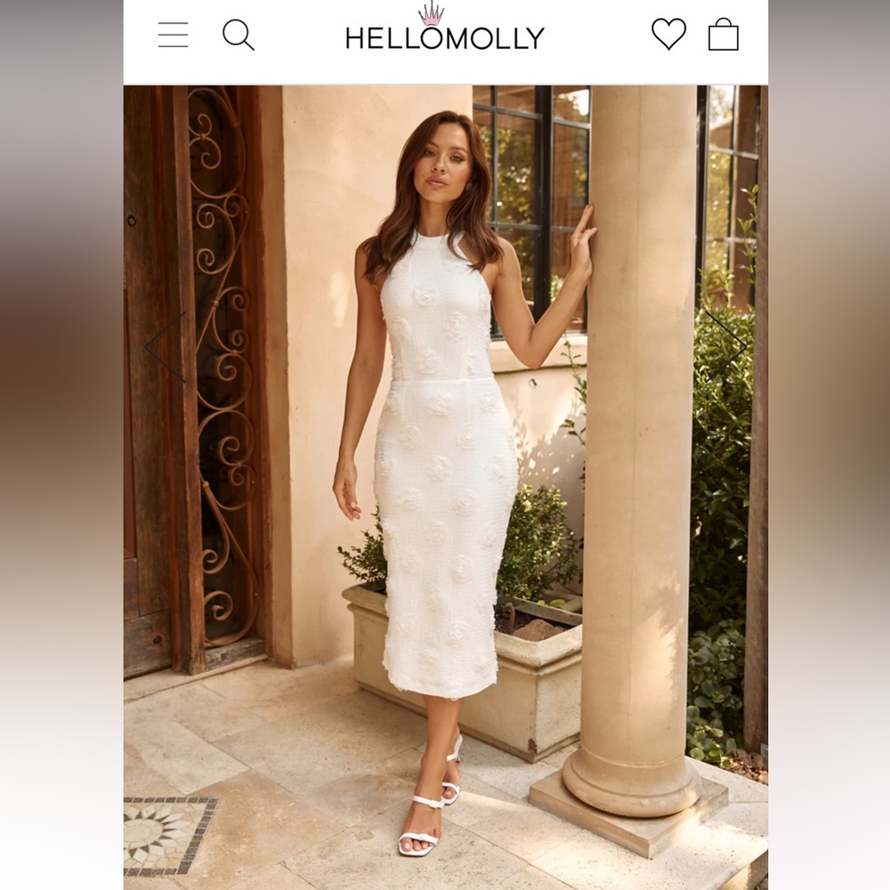 Hello Molly Sunflower Horizon Midi Dress Size 6